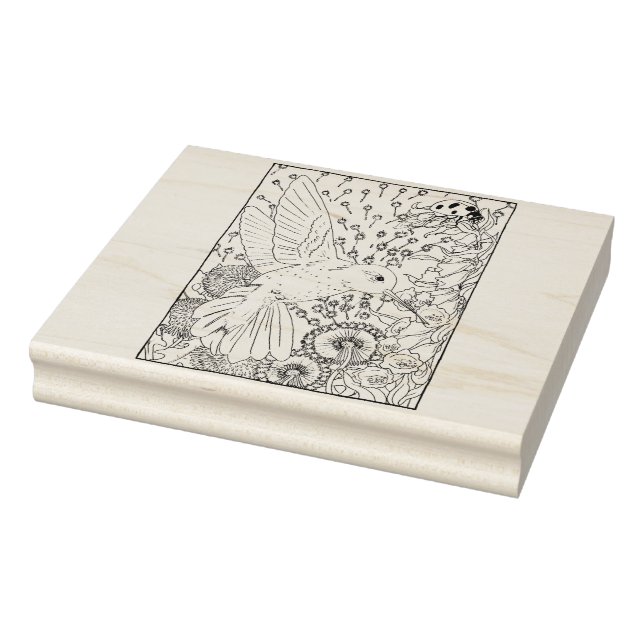 Happy Hollow Hummingbird Gummistempel (Stempel)