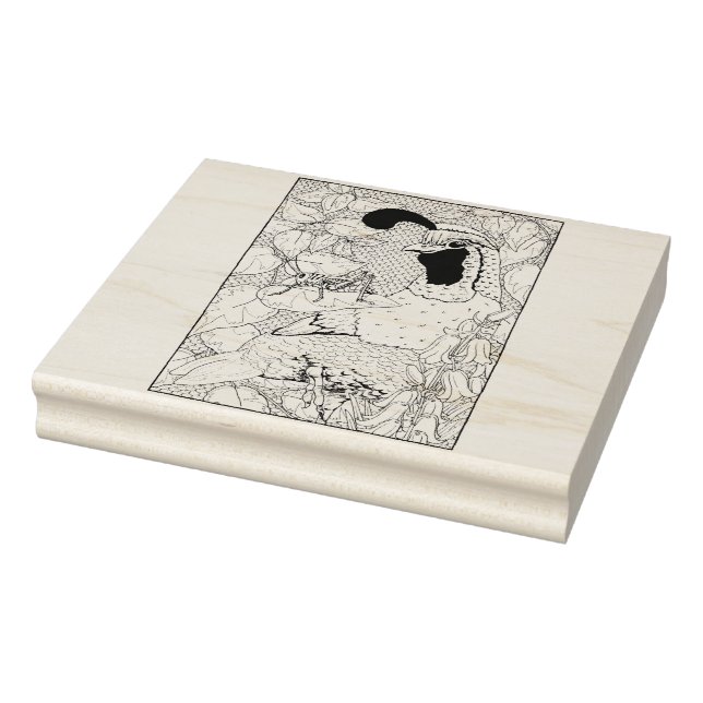 Happy Hollow Quail Gummistempel (Stempel)