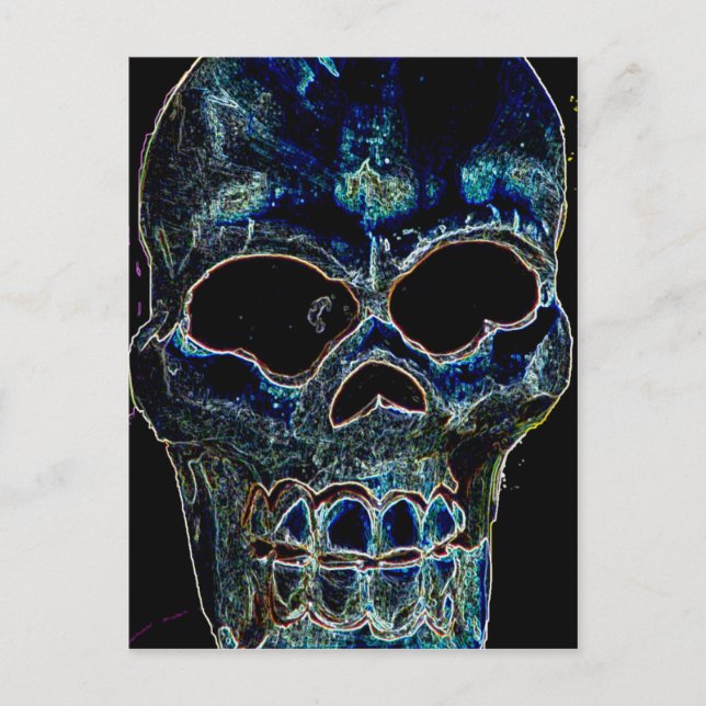 Happy Holloween_ Postkarte (Vorderseite)