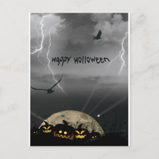 Happy Holloween Postkarte