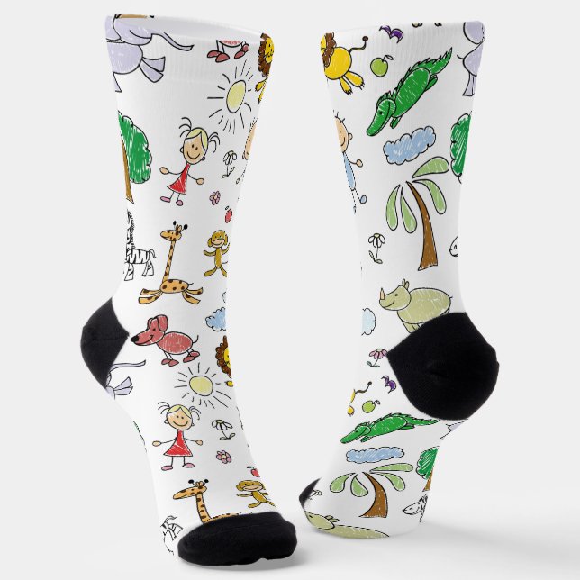 Happy Hollowing Cute Socks Socken (Gewinkelt)