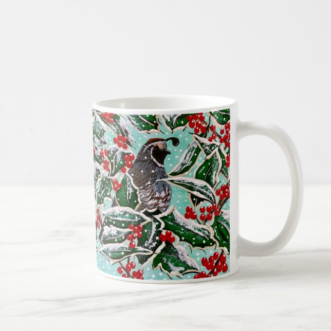 Happy Holly Quail Kaffeetasse (Rechts)