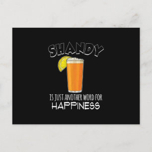 Happy Homebrewing Biercocktail Shandy Ankündigungspostkarte