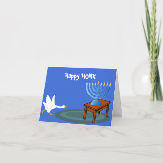Happy HONK Hannukah carte