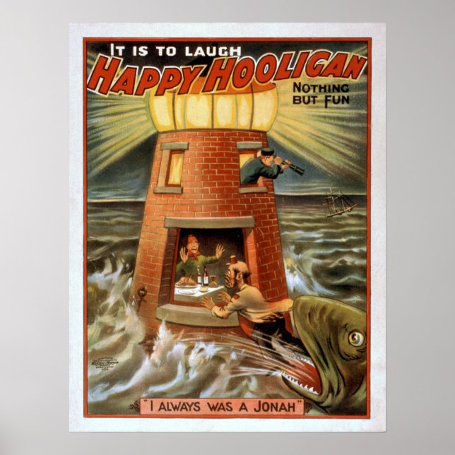 HAPPY HOOLIGAN Comedy Act VAUDEVILLE Poster (Vorne)