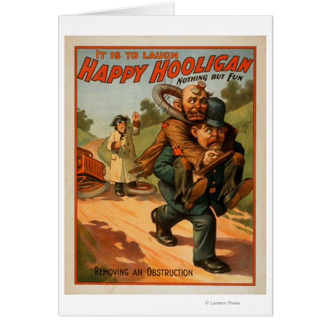 Happy Hooligan "It is to lagh" Theater Poster (Vorne)