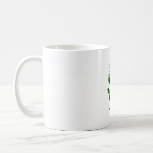 Happy Hop Hund Pfoten Candy Stock Tier Kaffeetasse (Links)