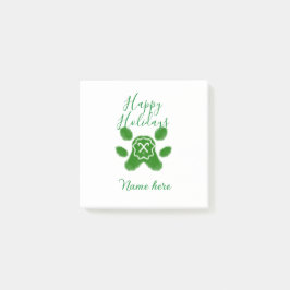 Happy Hop Hund Pfoten Candy Stock Tier Post-it Klebezettel
