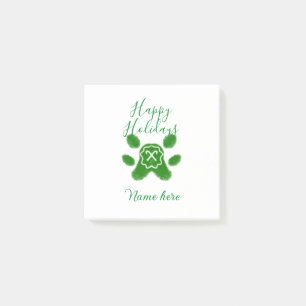 Happy Hop Hund Pfoten Candy Stock Tier Post-it Klebezettel