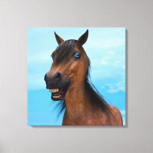 Happy Horse Leinwanddruck