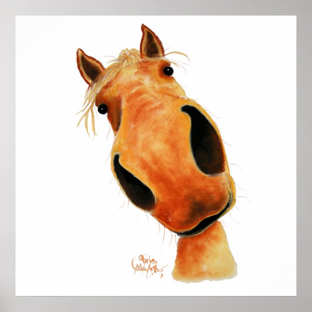 Happy Horse ' NuGGeT ' by Shirley MacArthur Poster (Vorne)