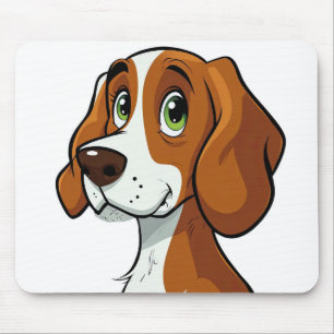 "Happy Hound" Maus Pad Mousepad