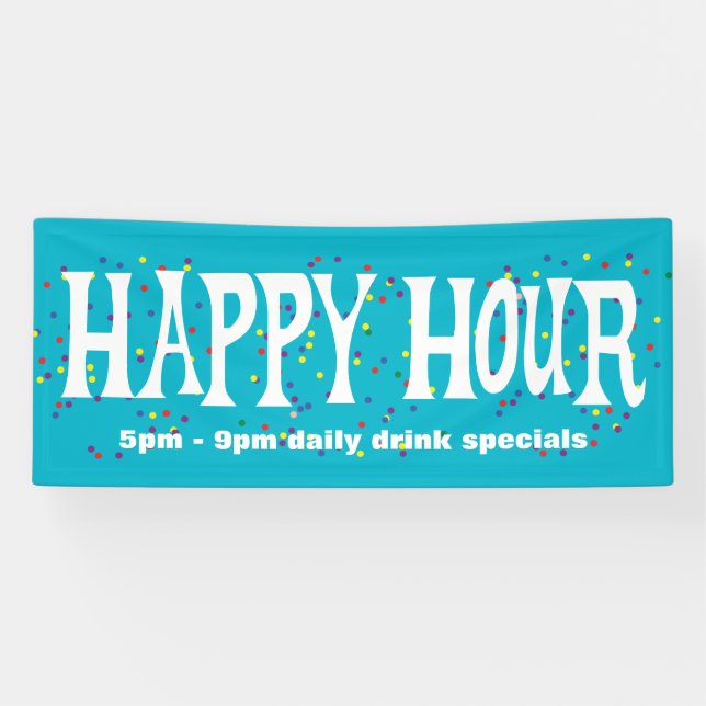 Happy Hour Banner (Horizontal)