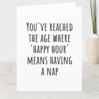 "Happy Hour" bedeutet "Nickerchen Time - Funny Ret