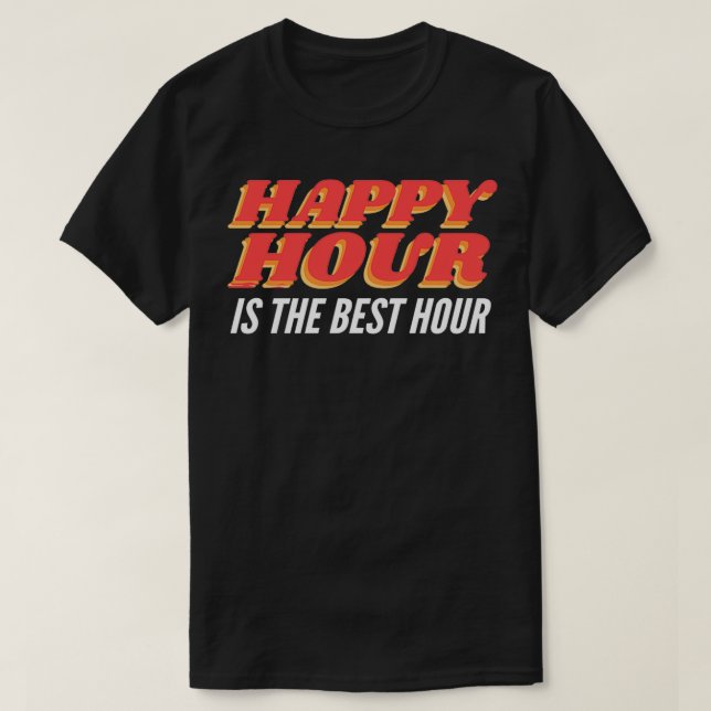 Happy Hour Disc Jockeys Geschenk T-Shirt (Design vorne)