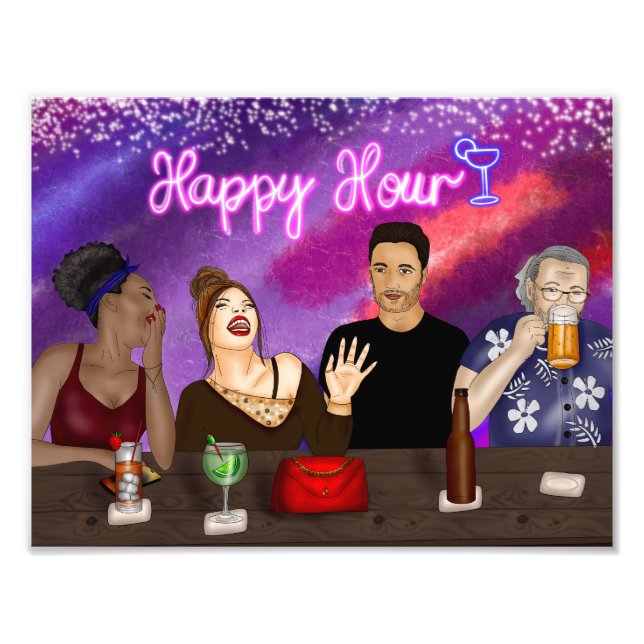 Happy Hour | Diversity Artwork Fotodruck (Vorne)