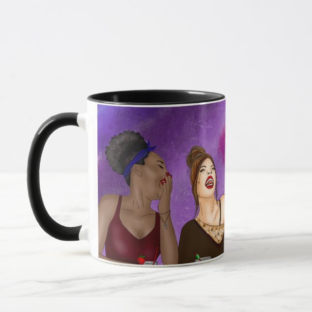 Happy Hour | Diversity Artwork Tasse (Links)