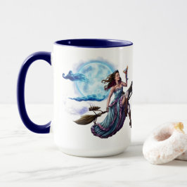 Happy Hour Hexe (Ausschnitt) Tasse