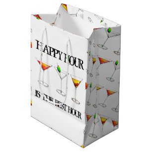 Happy Hour ist der beste Stunden-Drink-Cocktail Mittlere Geschenktüte