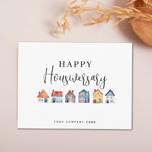 Happy Housiversary Realty Postkarte