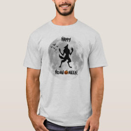 Happy Howl-o-ween T-shirt Homme drôle