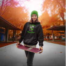 Happy Howl-o-ween Wolf Reiten auf Skateboard