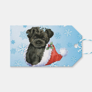Happy Howliday Affenpinscher Geschenkanhänger