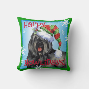 Happy Howliday Bouvier Kissen