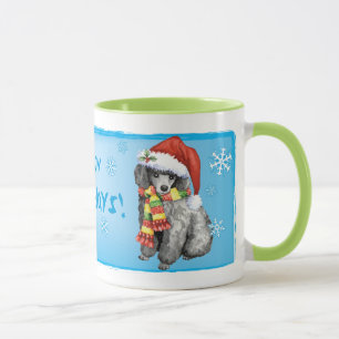 Happy Howliday Miniatur Poodle Tasse