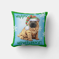 Happy Howliday Shar-Pei