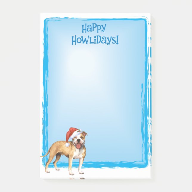 Happy Howlidays APBT Post-it Klebezettel (Vorderseite)
