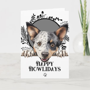 Happy Howlidays Australian Stumpy Dog Weihnachten