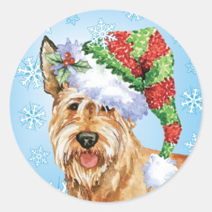 Happy Howlidays Berger Picard Runder Aufkleber