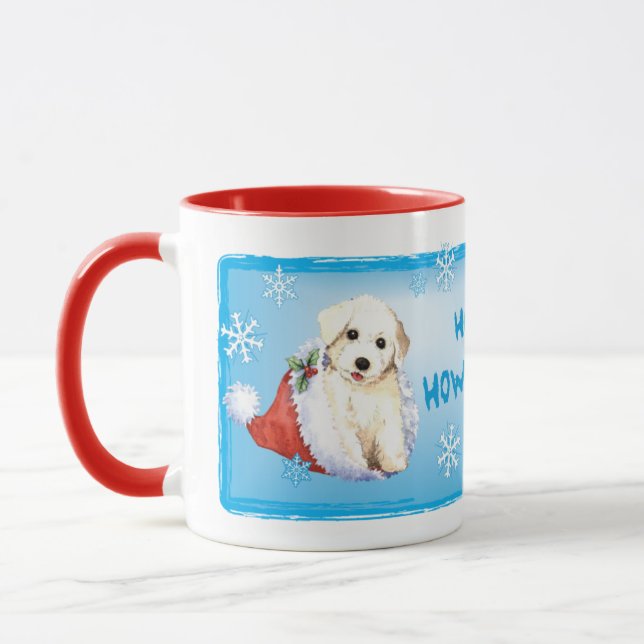Happy Howlidays Bichon Tasse (Links)