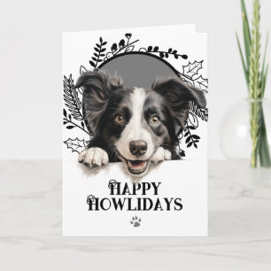 Happy Howlidays Border Collie Dog Weihnachten