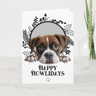 Happy Howlidays Boxer Dog Weihnachten