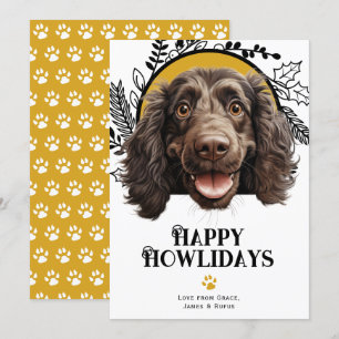 Happy Howlidays Boykin Spaniel Weihnachten