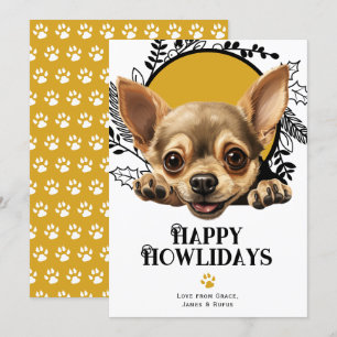 Happy Howlidays Chihuahua Dog Weihnachten
