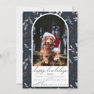Happy Howlidays Christmas Pet Arc botanisch Einladung