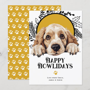 Happy Howlidays Clumber Spaniel Weihnachten