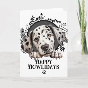 Happy Howlidays Dalmatiner Weihnachten