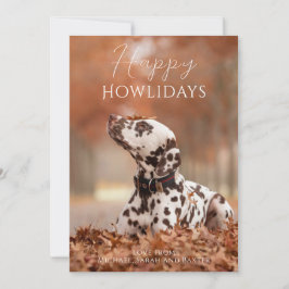 Happy Howlidays Dog Foto Weihnachten