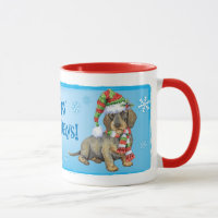 Happy Howlidays Drahthaar Dackel