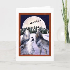 Happy Howlidays Feiertagskarte