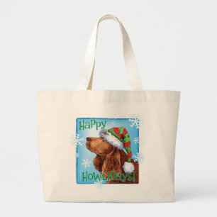 Happy Howlidays Field Spaniel Grand Sac fourre-tou