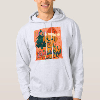 Happy Howlidays! Funny Santa Dog Hoodie