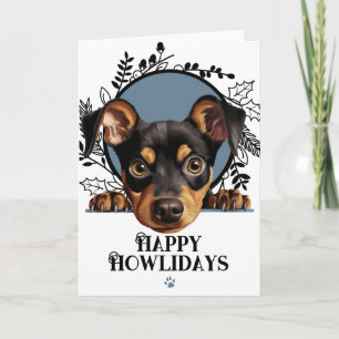 Happy Howlidays German Pinscher Dog Weihnachten