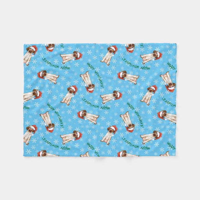 Happy Howlidays GWP Fleece Blanket (Vorderseite (Horizontal))