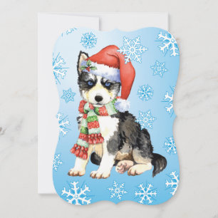 Happy Howlidays Husky Feiertagskarte