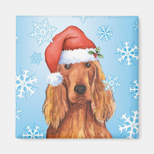 Happy Howlidays Irish Setter Magnet